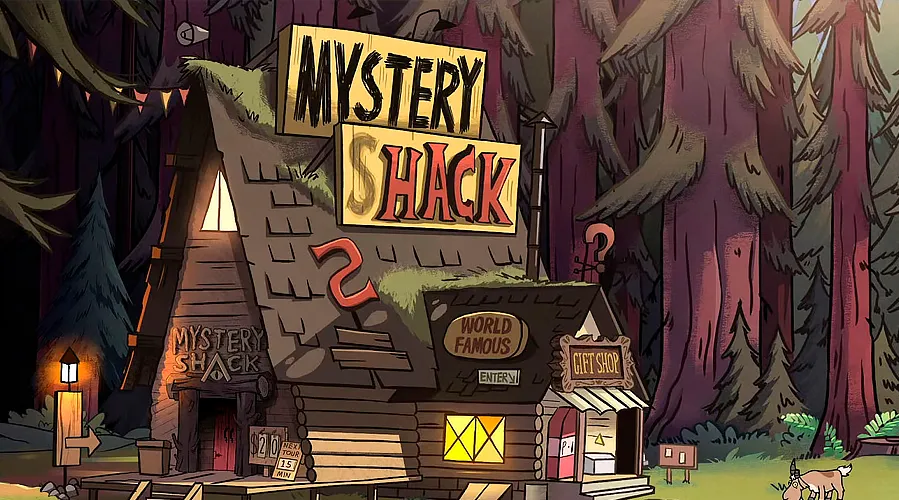 Разные имена для Mystery Shack в Гравити Фолз в других странах